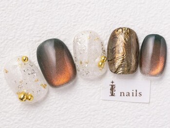 アイネイルズ 恵比寿店(I nails)/マグネットミラーラメ10480円