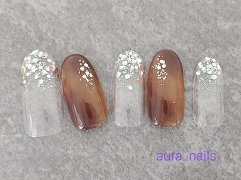 アウラネイルズ(aura nails)/☆ハンドシンプルコース ¥6800