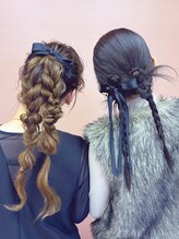 パリス 明治神宮前店(PARiS)/☆友人のバースデーヘアメイク☆