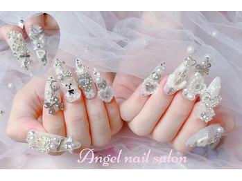 エンジェルネイルサロン(Angel nail salon)の写真/10本アート×10本長さだしスカルプ◇他の人と差を付けたいなら！理想のデザインをご提供♪持ち込みOK