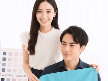 ビューティー アンド トーナリティ(Beauty N Tonality)/パーソナルカラー診断の様子