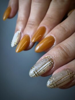 チェックネイル