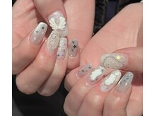 シーズネイル(She's Nail)の雰囲気（カラー1000色、パーツ500種類以上、お選びいただきます♪）