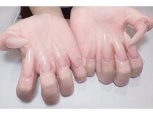 スリー リア ネイル 心斎橋(3-Leah Nail)/チップ長さ出ワンカラー
