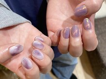 ネイルアルケー(Nail ARCHE)/アシメパープルネイル
