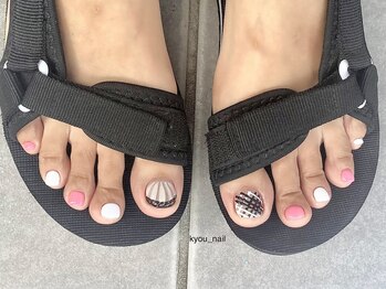 キョウネイル(kyou_nail)/フットネイル2本アート