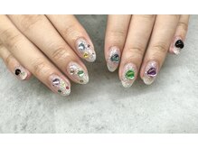 ケーエヌ(KN)/キラキラカラフルネイル