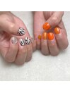 アシメニュアンスネイル9800円