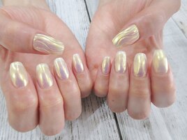 ミラーオーロラネイル￥7500