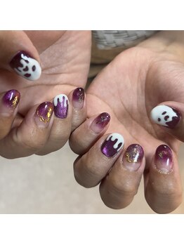 イロ(iro)/骸骨ネイル♪個性派ネイル♪