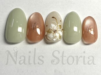 ネイルズ ストーリア(Nails Storia Salon&School)/シンプルデザイン