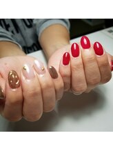 キイコネイル(kiiko.nail)/アシンメトリーネイル