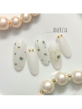 ネイルサロン アンリタ(nail salon AneRita)/赤毛のアン☆押し花ネイル