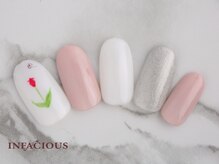 インフェイシャス 大丸福岡天神店/ワンポイント★フラワーネイル 