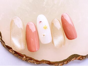 押し花ネイル¥5980