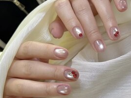 夏の旬さくらんぼネイル