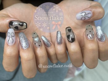 スノーフレーク(Snowflake)/大人気なデザイン☆定額デザイン