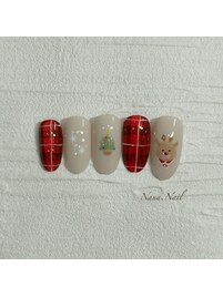 トナカイ♪クリスマスネイル
