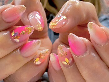 ビービーネイル(BB)/縦グラデージョンネイル