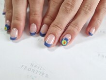 ネイルフロンティア 吉祥寺(NAIL FRONTIER)/ワンポイントフレンチ5480円～