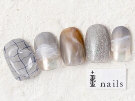 ぷっくりブルーチェック