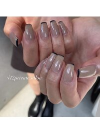 ブラックのスキニーライン