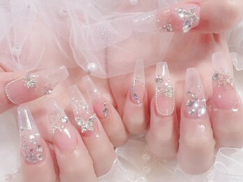 ミイネイル(Me nail)/長さだしネイル/クリアネイル