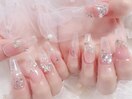 長さだしネイル/クリアネイル