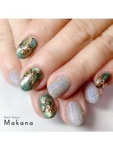マカナ(Makana)/ターコイズ×バカラネイル