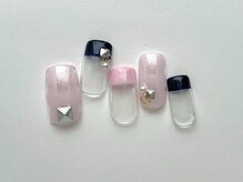 ヴィエント ネイル アイラッシュ サロン(Viento Nail Eyelash Salon)/ギンガムフレンチ初回￥7800
