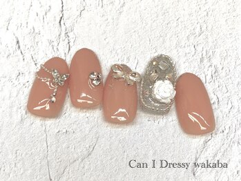 キャンアイドレッシー 若葉(Can I Dressy)/韓国ワンホンネイル☆ ¥7280