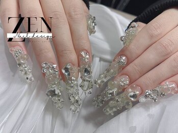ゼン ネイル デザイン 池袋(ZEN NAIL DESIGN)/題長さだしやり放題×つけ放