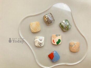 ネイルサロン トゥデイ 心斎橋店(Today)/foot art ¥9500~