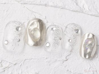 ネイルメゾン 池袋店(NAIL MAISON)/シルバークリアベース¥4800