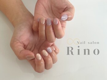 リノ 浦添店(Rino)/マグネット×春ネイル×押し花