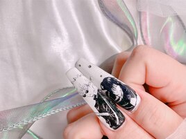 長さだし　痛ネイル