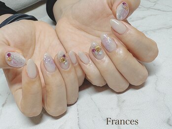 フランセス(Frances)/パープル&ブルー 夏スタッズ