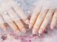エンジェルネイルサロン(Angel nail salon)の写真/ちゅるんと可愛い【ベースカラーありワンホンマグネットフレンチ7480円】ベースもマグもお好きなカラーで♪