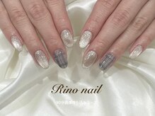 リノ ネイル(Rino nail)/チェック×星　80132