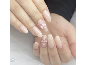 ワンカラー+大きめパーツ2つ