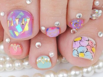 ダブルネイル(Double Nail)/デザインアート10本し放題コース