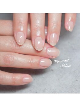 たゆ ネイル(たゆnail)/ナチュラルうるうるクリアネイル