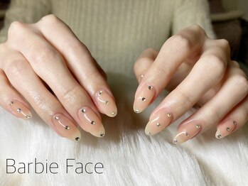 バービーフェイス 恵比寿(Barbie Face)/シンプルネイル