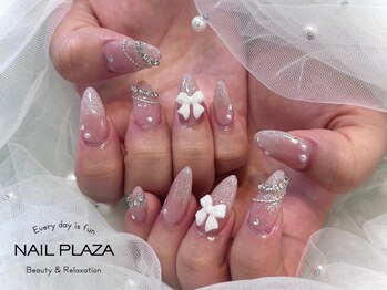 ネイルプラザ 河原町OPA店(NAIL PLAZA)/リボンネイル