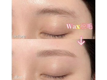 プリティアイ(pretty eye)/【NEW】美眉デザイン&WAX脱毛☆