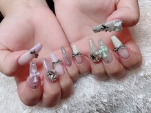 レアネイル 新宿(le'a nail)/ツイードネイル