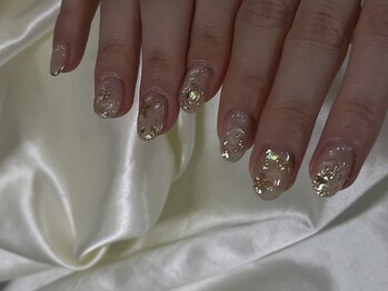 エル(alle.)/white flower