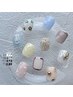 [Foot]【misaki担当】親指デザイン/他ワンカラー ¥8500