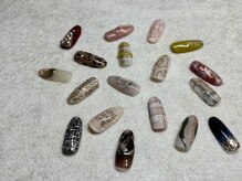 ネイル マックスケリー 大阪梅田(MAXKELLY)/シンプルネイルをアレンジ♪