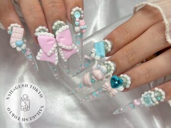 ネイルズガッシュトウキョウ 横浜西口店(NAILsGUSH TOKYO)の写真/イベント・ライブ・ブライダル・お呼ばれなど特別な日のネイル"NAILsGUSH"へ!オーダーネイルで周りに差を★